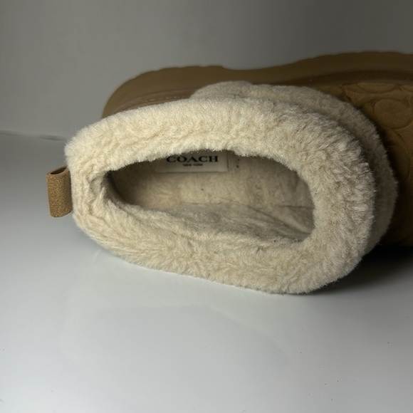 Coach Women's Tan Platform Ankle Boots - Picture 9 of 10